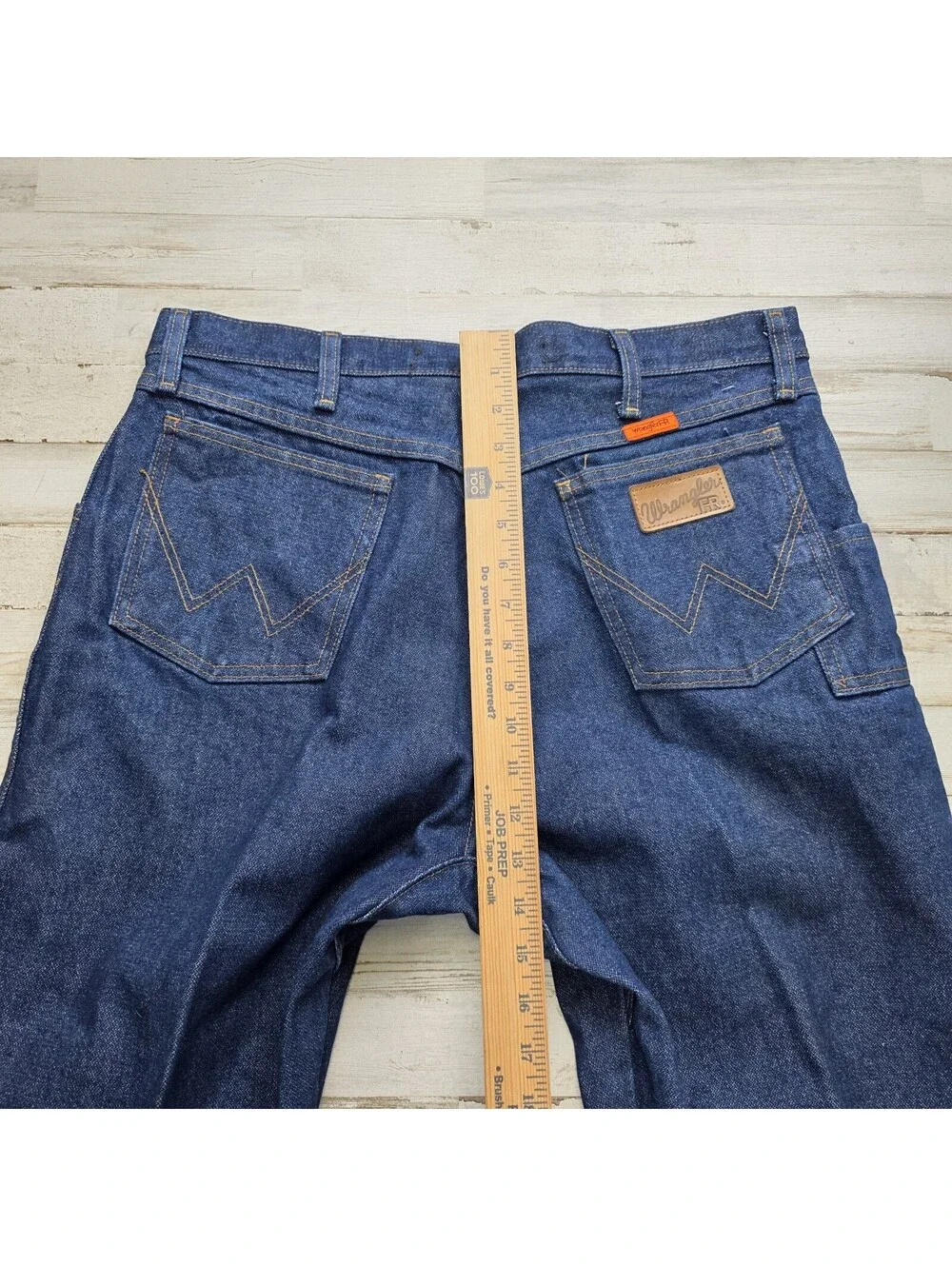 Wrangler FR Flame Resistant Relaxed Fit Jeans Mens 34x32 Blue Denim 10FR31MWZ